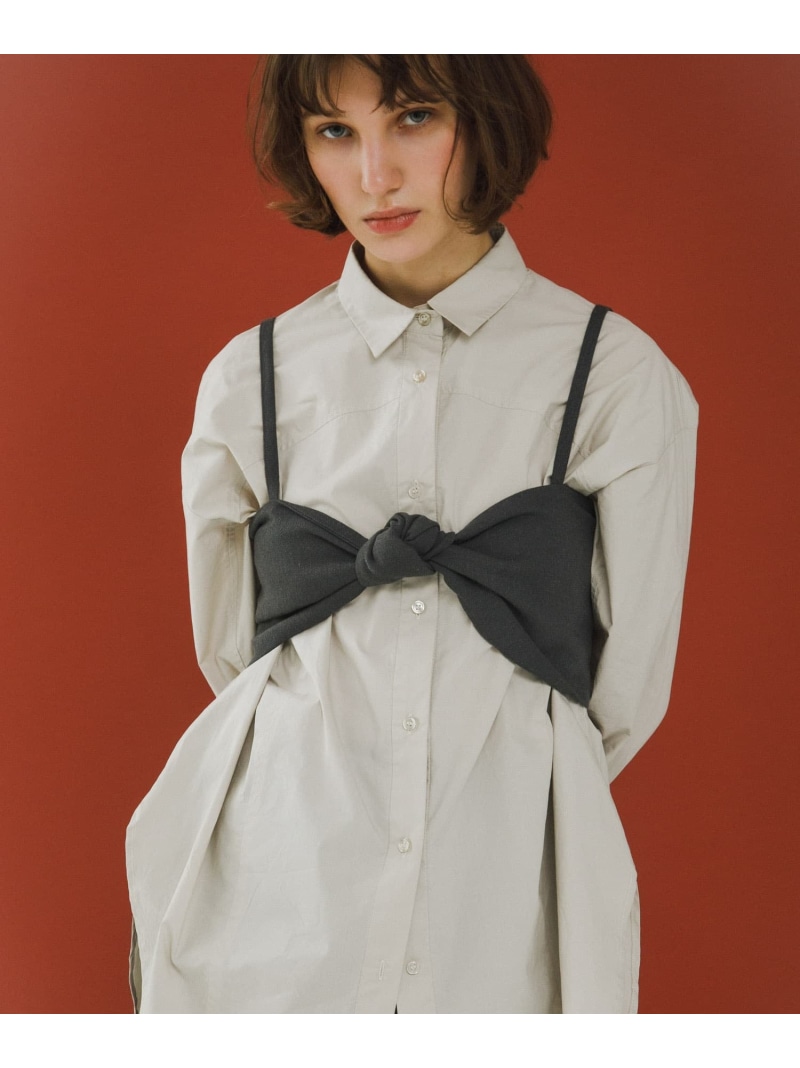 twist bustier LAATO ラート トップス キャミソール ホワイト【送料無料】[ Fashion]