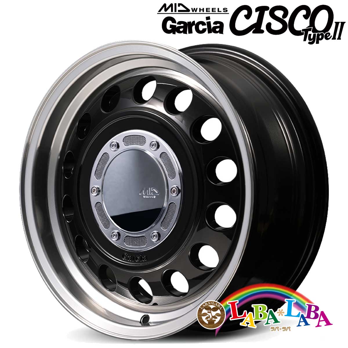 ホイール 16インチ 16×6.5J +38 PCD139.7 6穴 MID Garcia CISCO TypeII (1665 +38 139-6H)