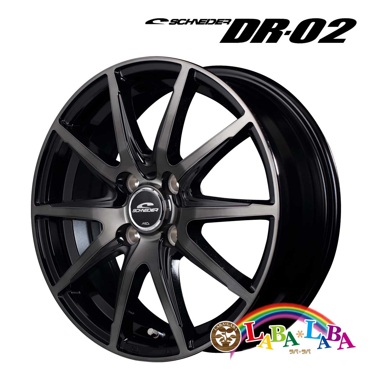 ホイール 14インチ 14×5.5J +38 PCD100 4穴 MID SCHNEIDER DR-02 (1455 +38 100-4H) 8,066円