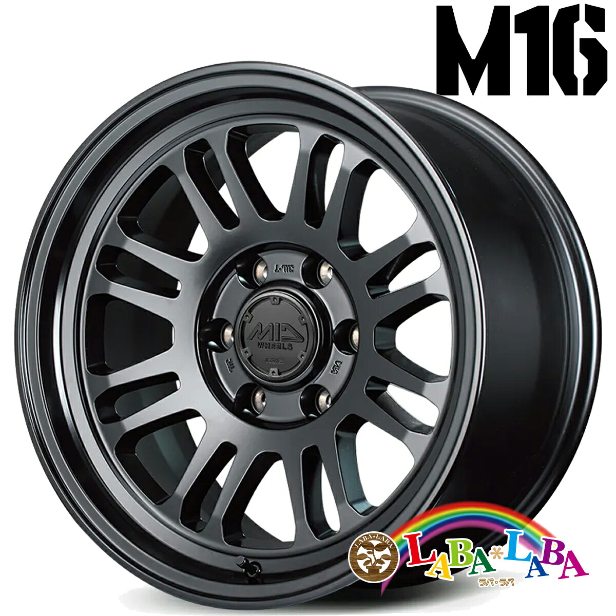 【期間限定★エントリーでポイント5倍】ホイール 17インチ 17×8.5J ±0 PCD139.7 6穴 MID OFFROAD M16 (1785 ±0 139-6H)|ラバラバ 店
