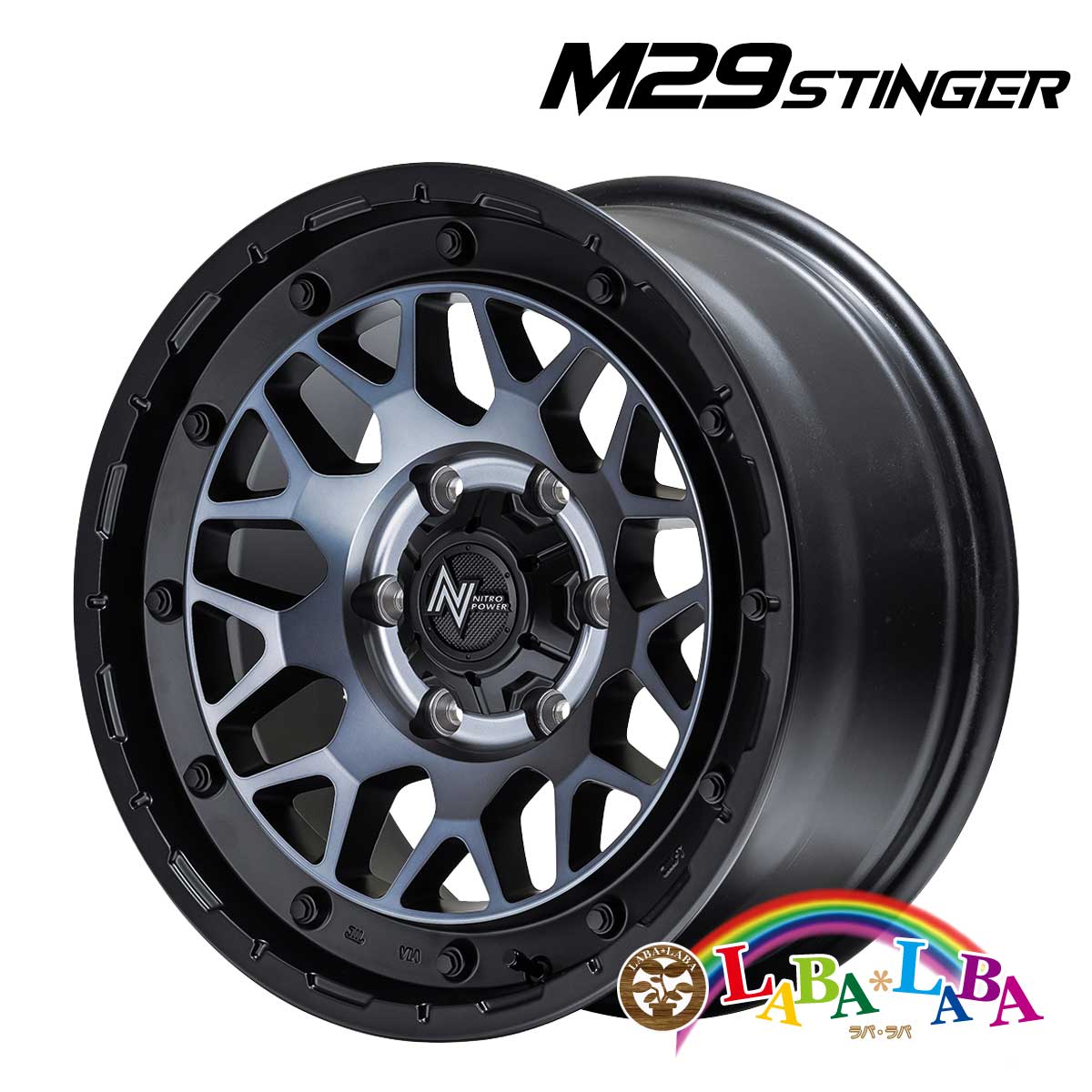 ホイール 17インチ 17×8.0J +35 PCD114.3 5穴 MID NITRO POWER M29 STINGER 4本セット (1780 +35 114-5H)