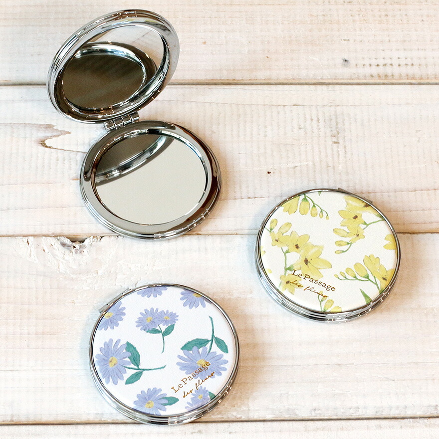 楽天市場 楽天ランキング1位入賞 リトリ コンパクトミラー 花柄 おしゃれ 大人 かわいい 可愛い 母の日 Labclip Online Store