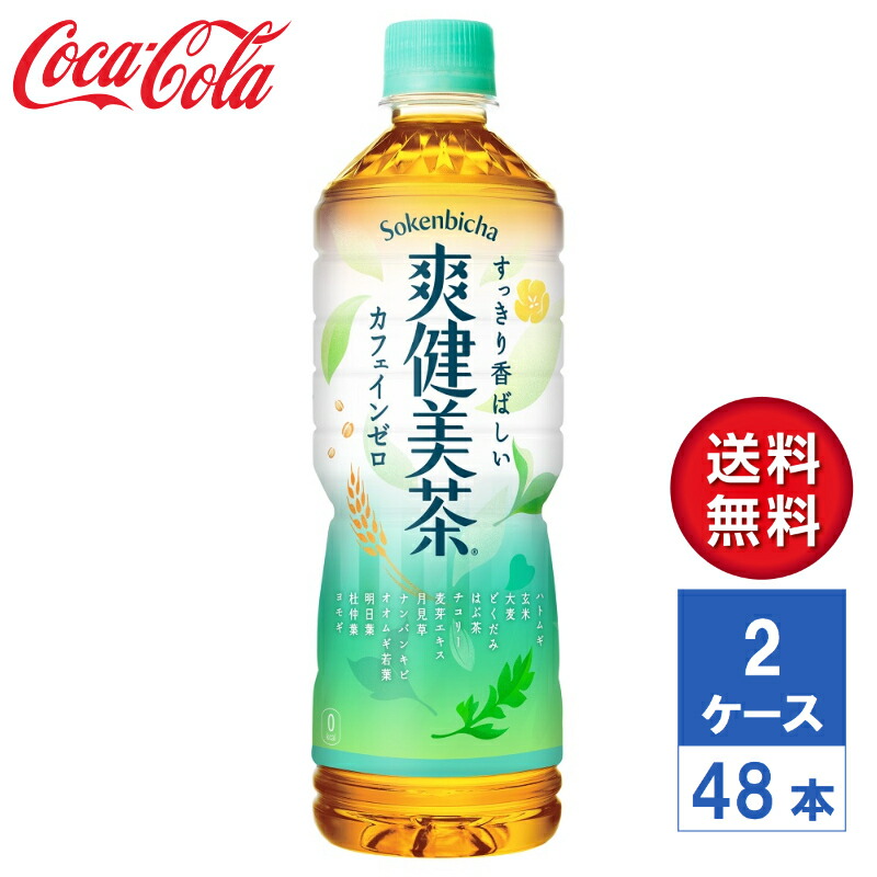 【メーカー直送】爽健美茶 600ml PET 2ケース(48本入)【送料無料】