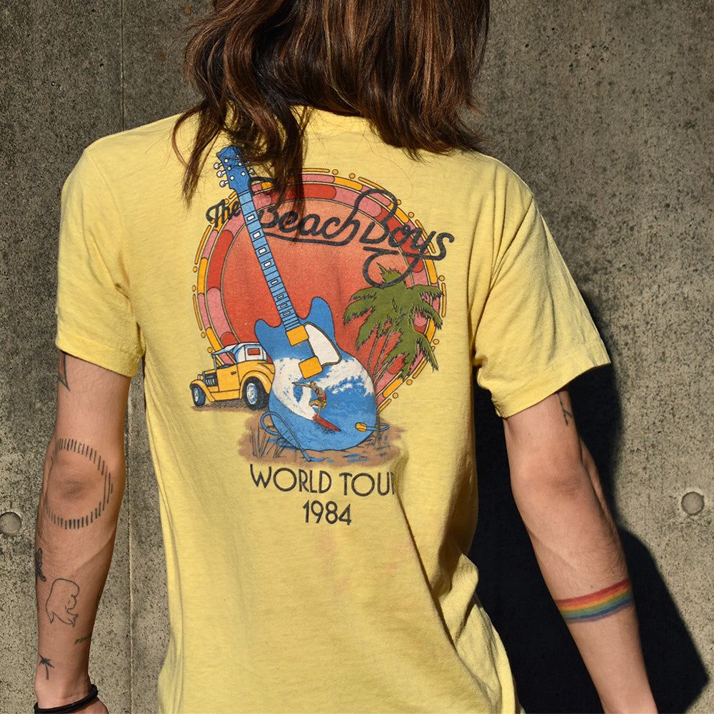 The Beach Boys ビーチボーイズ 80sヴィンテージ Tシャツ ザ・ビーチ・ボーイズ) The Beach Boys オフィシャル商品 ユニ