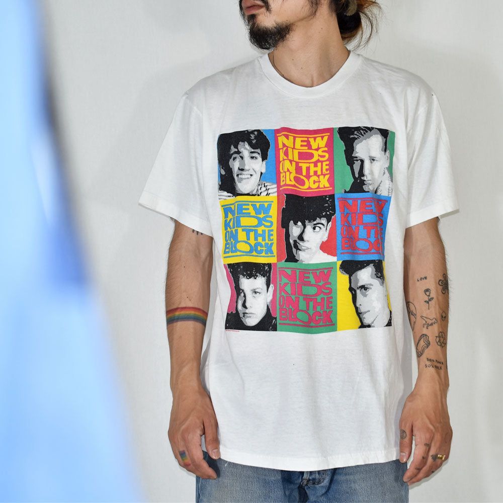 楽天市場】USA製 90年 NEW KIDS ON THE BLOCK S/S Tee 黒 M 90s