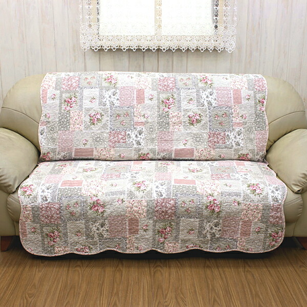 楽天市場】マルチカバー 約140×200cm コットンキルト ペイズリー