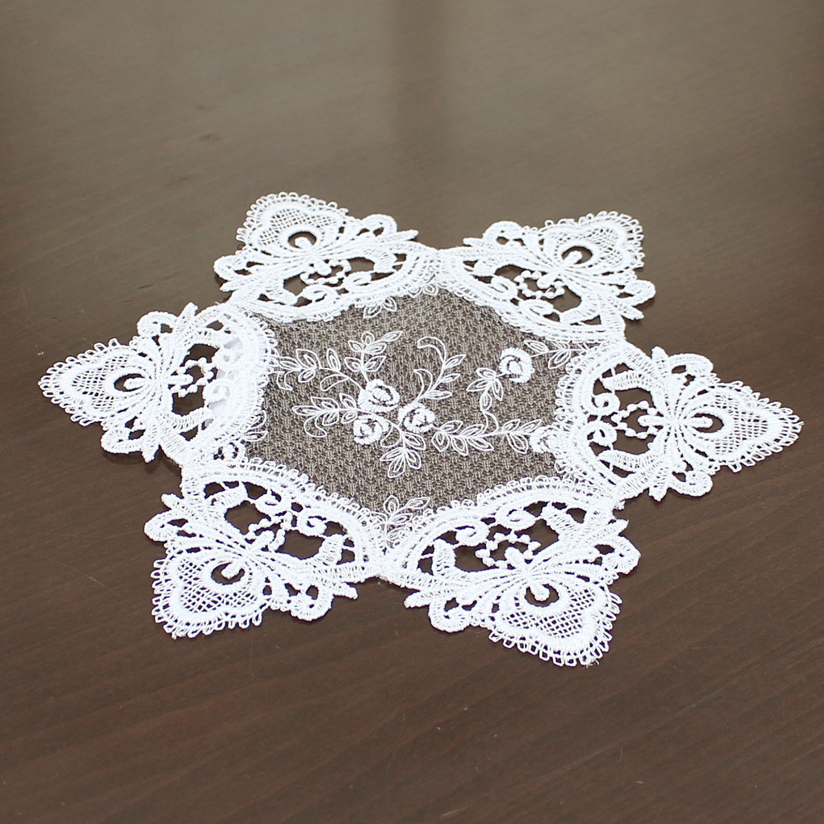 楽天市場】ドイリー（花瓶敷き）約25cmR（円形） 【ゆうパケット選択可