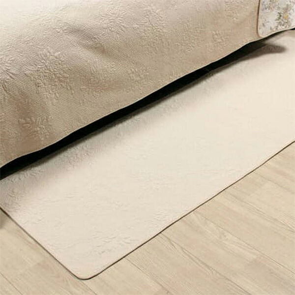 多針キルト ロングマット 約60×180cm [Rose Colline] キッチン マット キッチンマット キッチンラグ 洗える 丸洗い おしゃれ 台所 リビングマット インテリア ラグ ずれない 滑り止め付き