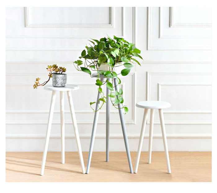 花台 木製 サイドテーブル おしゃれ 雑貨 置き台 インテリア 観葉植物 室内 フラワースタンド ミニ 丸 コンソールテーブル
