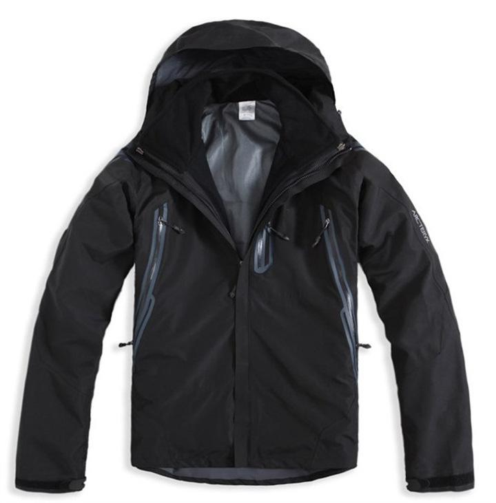 マウンテンパーカー メンズ 登山服 防水 防風 アウター 2点セット 撥水 透湿性 防寒着 作業着 アウトドアウェア 男性用 グレー ブラック イエロー レッド ポリエステル|ラシャンスショップ