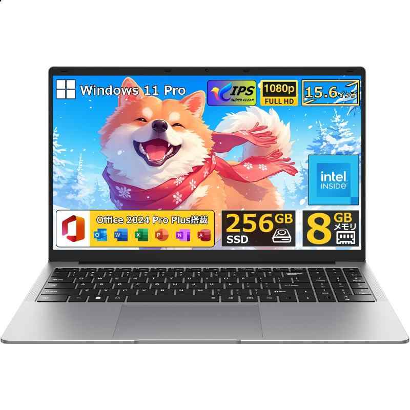 HYPERSTRIX 万覚え帳マイコン Office積み上げる 15.6型 Win11 Pro 万覚え帳パソコン Celeron 中央処理装置 記憶装置 8GB SSD 256GB 1結核症へ換装可 マイコン FHD相応う IPS液晶積み上げる Web写真機内蔵 Wi-Fi BT