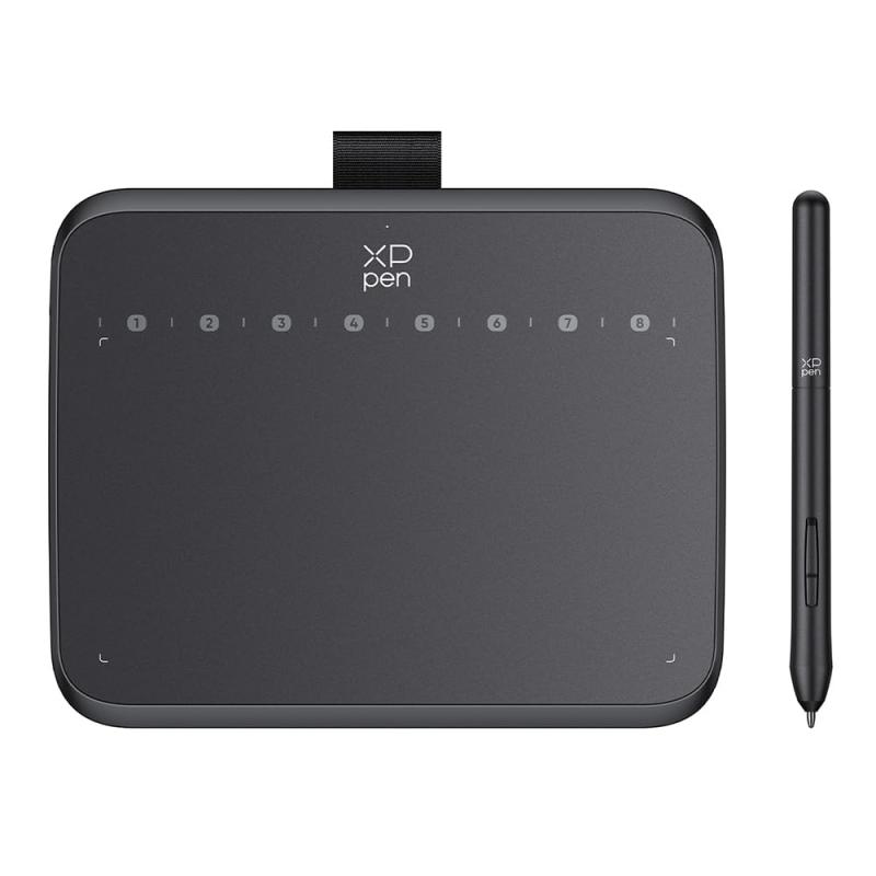 XPPen ペンタブレット 6インチ ペンタブ 傾き検知機能搭載 充電不要ペン 8個ショートカットキー osu専用 Windows Mac Android Chrome OS 88.0以上に対応 イラスト お絵描き入門モデル Deco 640