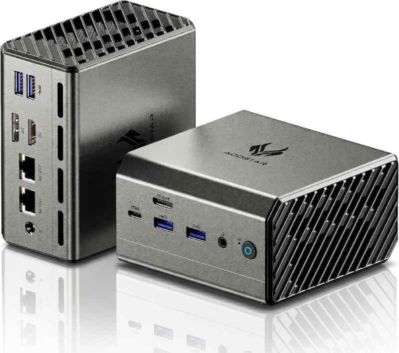 AOOSTAR ミニマイコン ai pc ryzen ミニマイコン 事務室pc oculink/USB4 ゲーミングpc 静音 3画面