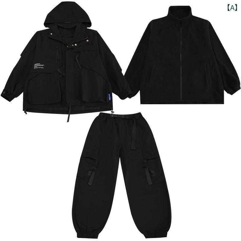 子供服 ジャケット 女の子 アウター 取り外し可能 3way マウンテンパーカー キッズ ウィンドブレーカー ブルゾン アウトドア スポーティー|ラシャンスショップ