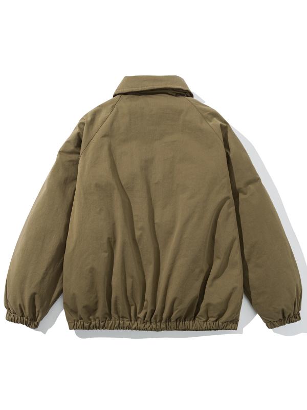 ジャケット メンズ レディース 冬 秋冬 ジャケット コート アウター 中綿 ブルゾン コーチジャケット ワークジャケット ジャンパー 厚手 暖かい 防寒 防風 撥水 多ポケット 大きいサイズ ゆったり カジュアル ミリタリー ルーズ ビッグ｜ラシャンスショップ