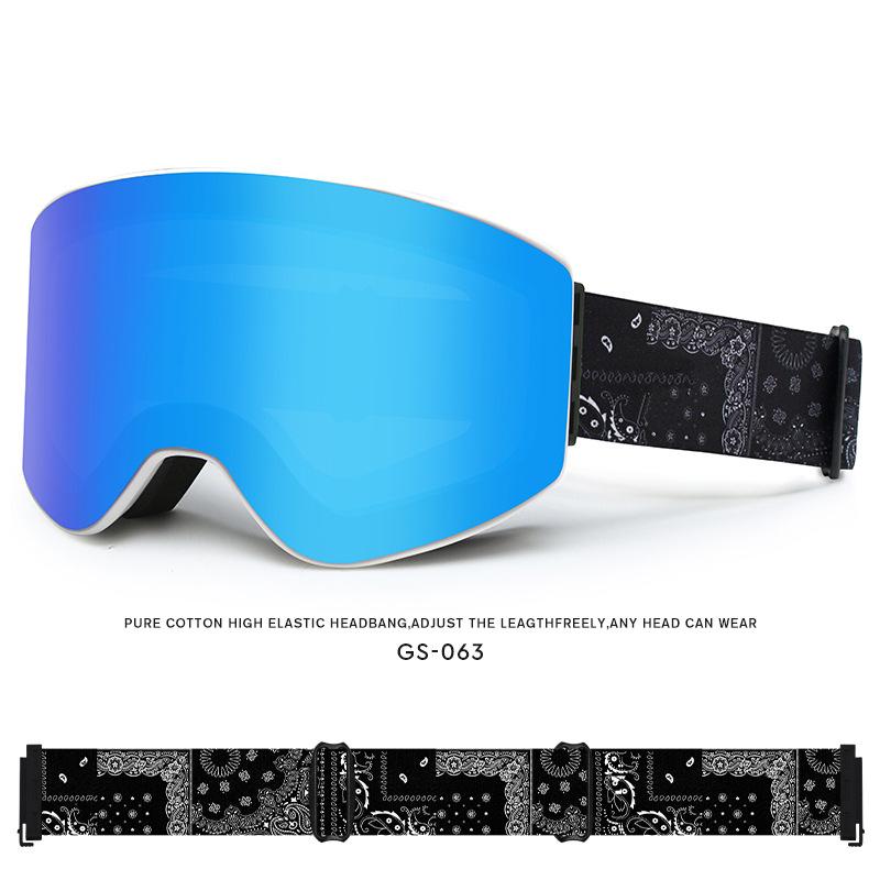 ゴーグル 男女兼用 防曇 柱面 ダブルレンズ スキー スノーボード 登山 UVカット 紫外線対策 アウトドア スポーツ｜ラシャンスショップ