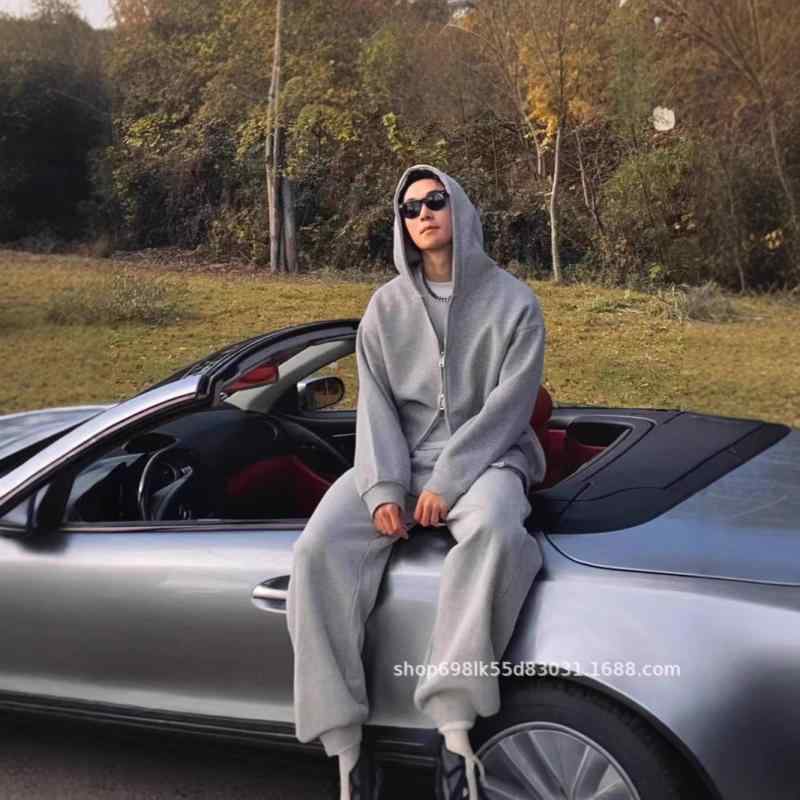 パーカー メンズ レディース フード付き トレーナー プルオーバー トップス 長袖 秋冬 重磅 厚手 ビッグシルエット オーバーサイズ 無地 カジュアル シンプル クリーンフィット グレー ブラック｜ラシャンスショップ