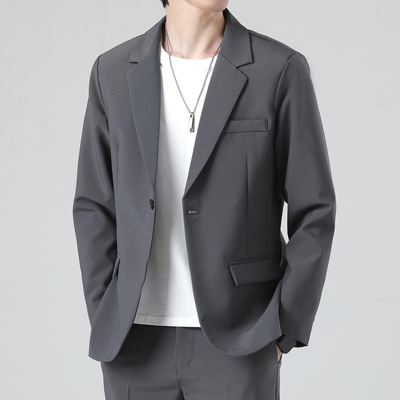スーツ メンズ スリム セットアップ テーラードジャケット 高級感 結婚式 パーティー 通勤 礼服 紳士服 ビジネス カジュアル|ラシャンスショップ