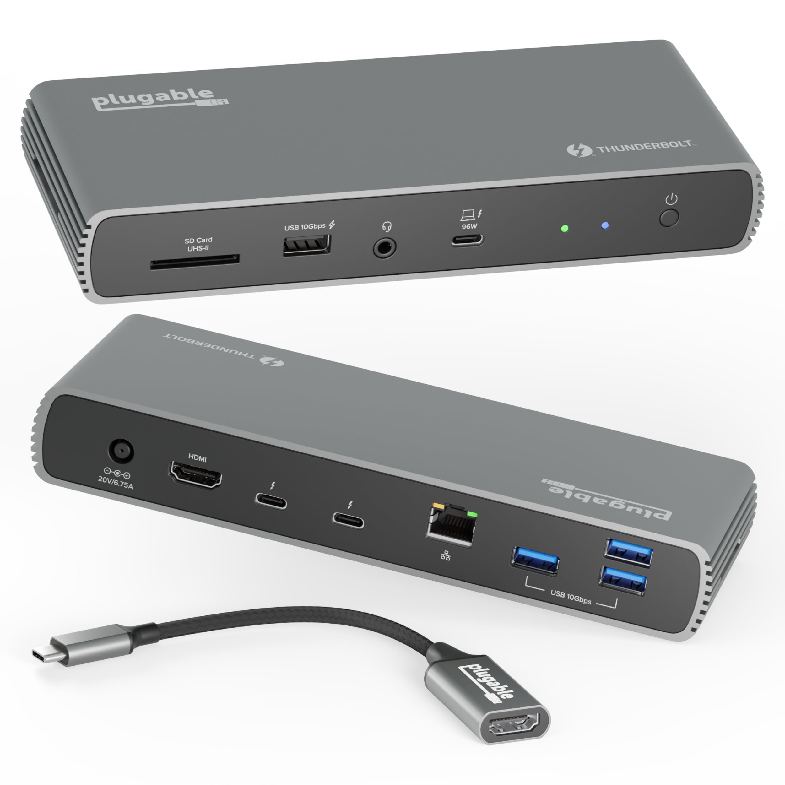 Thunderbolt 4 ドッキングステーション 100W ホスト充電対応 Thunderbolt 認証 Thunderbolt 送料　無料｜La chic　ラ・シック