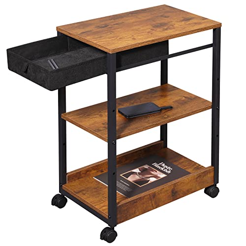 楽天市場】YeTom パソコンラック サイドワゴン 引き出し付き サイド