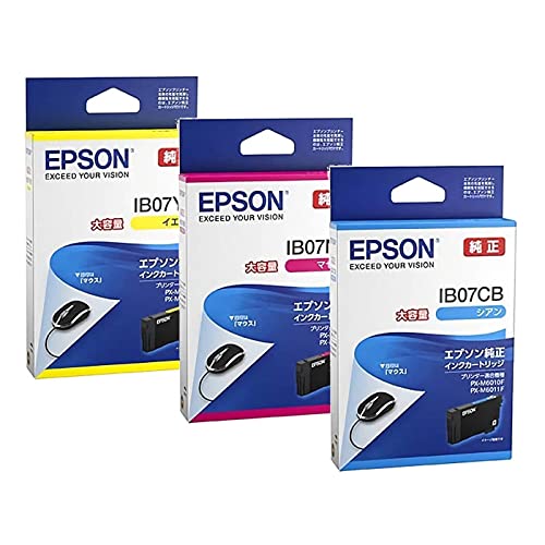 未使用⭐︎EPSON IB07CL4B インクカートリッジ 4色パック　(マウス) エプソン（EPSON） 純正インクカートリッジ IB07CL4B （目印：マウス