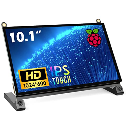 ROADOM 10in Raspbry i用タッチモニター  104X600 タッチスクリーン 小型管する 金棒引き内蔵 Raspbry