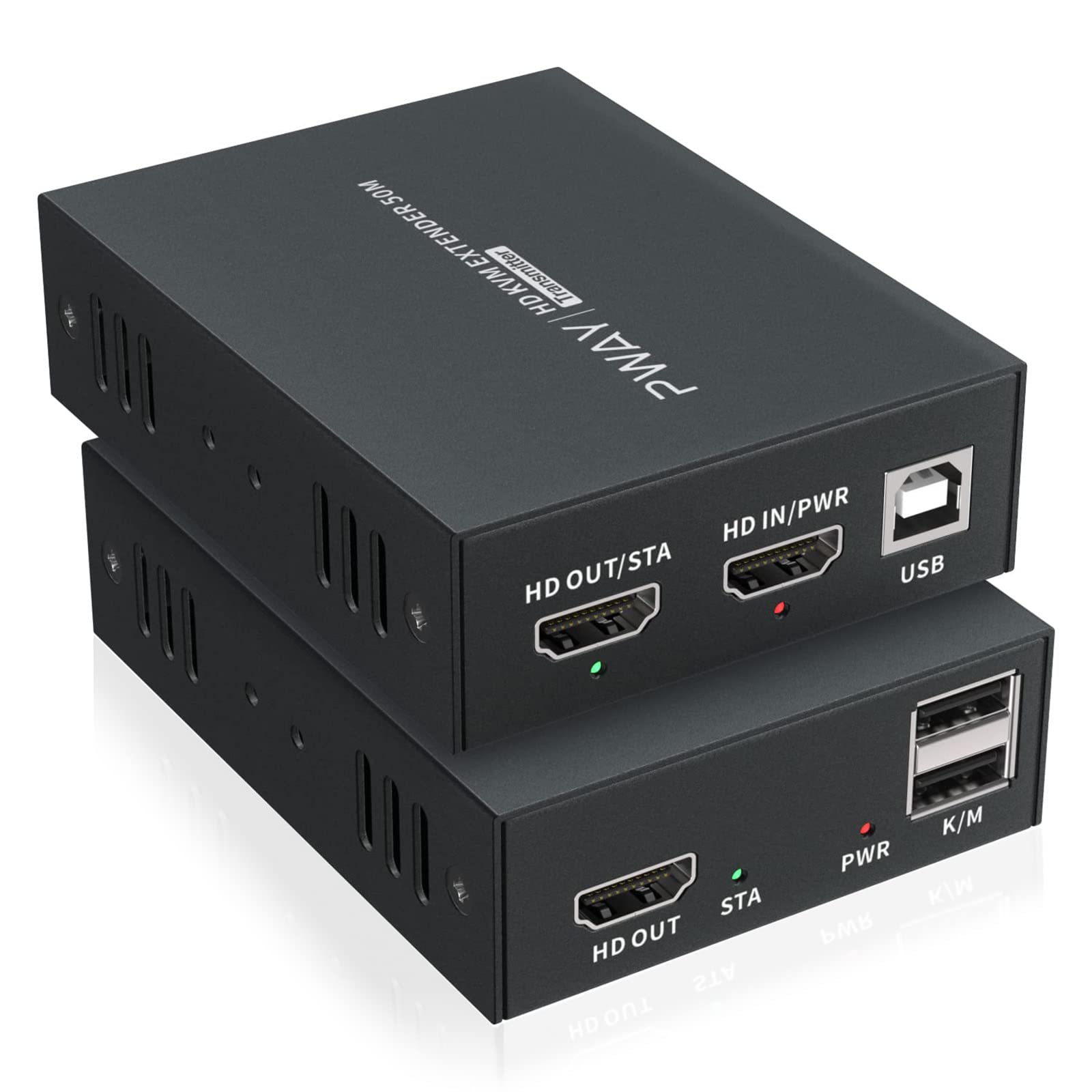 HDM KVM エクステンダー B HDM 取りひろげる器 等しく最終生産物 送受信機仕掛ける 1080@60サイクル 最大限度50伝わらす能力のある 映像媒体円卓会議 監督すること室 4/5対