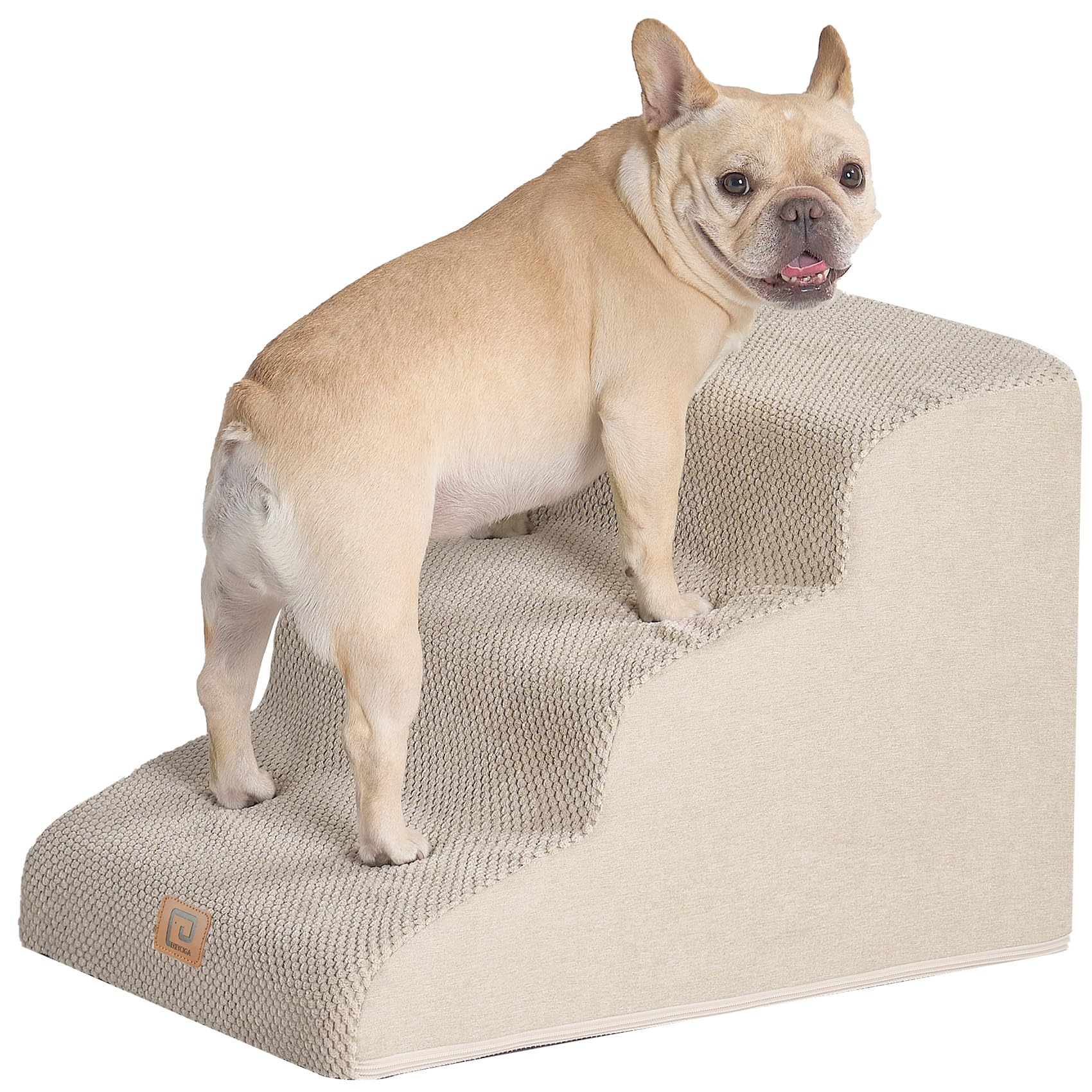 楽天市場】【送料無料】EHEYCIGA 犬階段 3段 ベージュ ドッグステップ