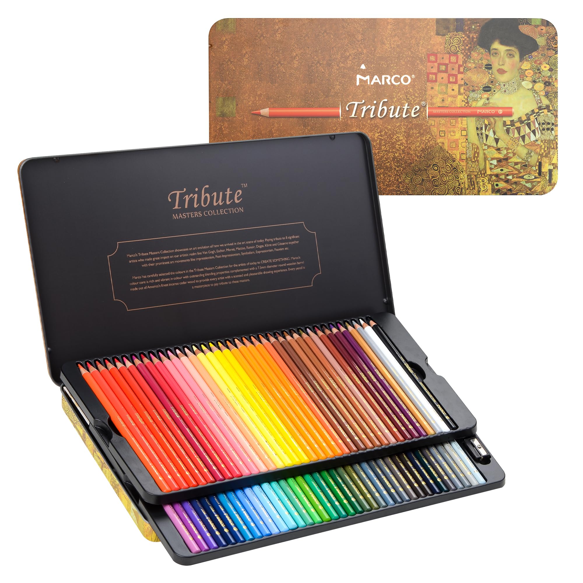 色鉛筆画「MAKE A COLOR」レプリカ 楽天市場】Marco色鉛筆 油性色鉛筆 水彩色鉛筆 鉛筆削り付き 大人の