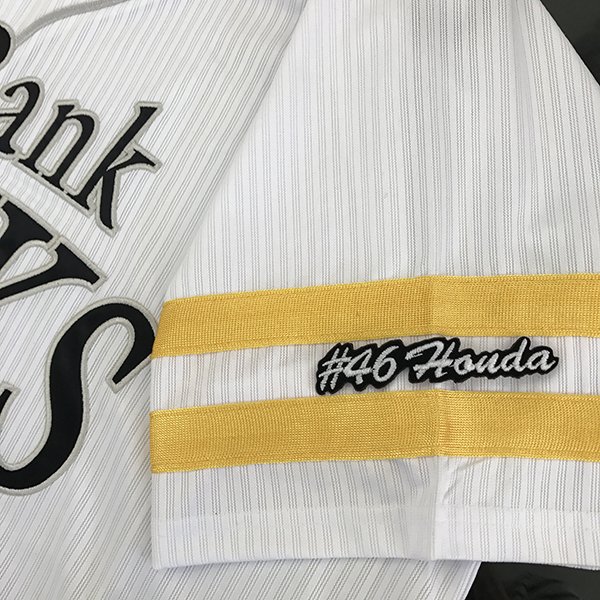 【美品】ソフトバンクホークス　今宮選手　ユニフォーム　Lサイズ　全刺繍 極美品】ソフトバンク 今宮健太 鷹の祭典2022ハイクオリティ