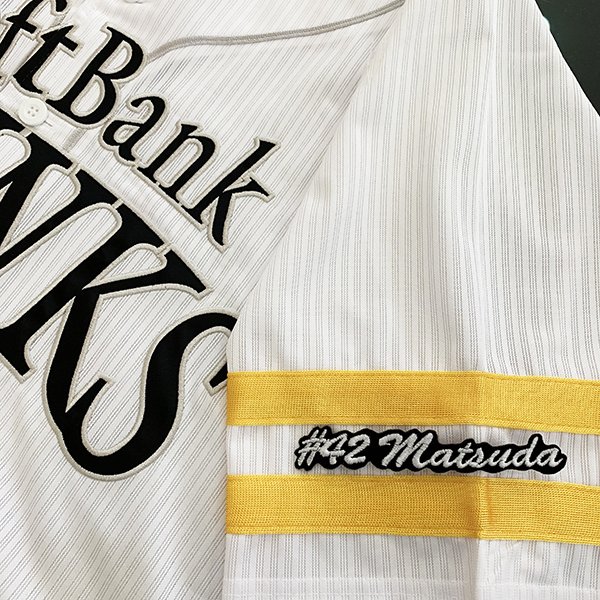 楽天市場】納期注意【ソフトバンクホークス 刺繍ワッペン 松田 サイン