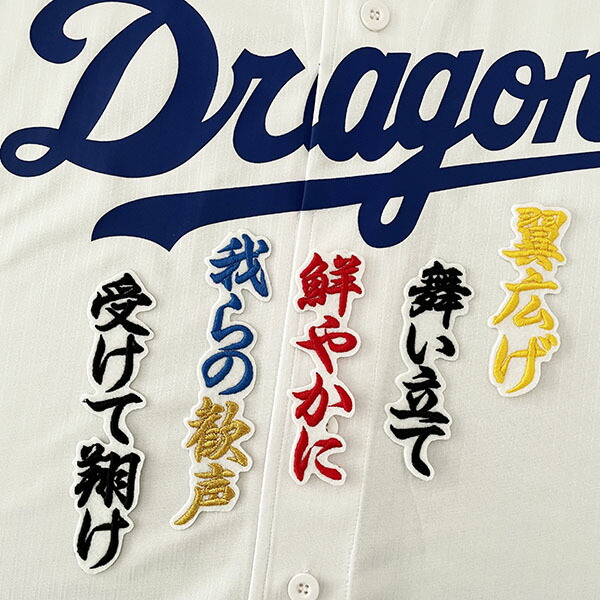 楽天市場】納期注意【中日 ドラゴンズ 刺繍ワッペン 5点 セット