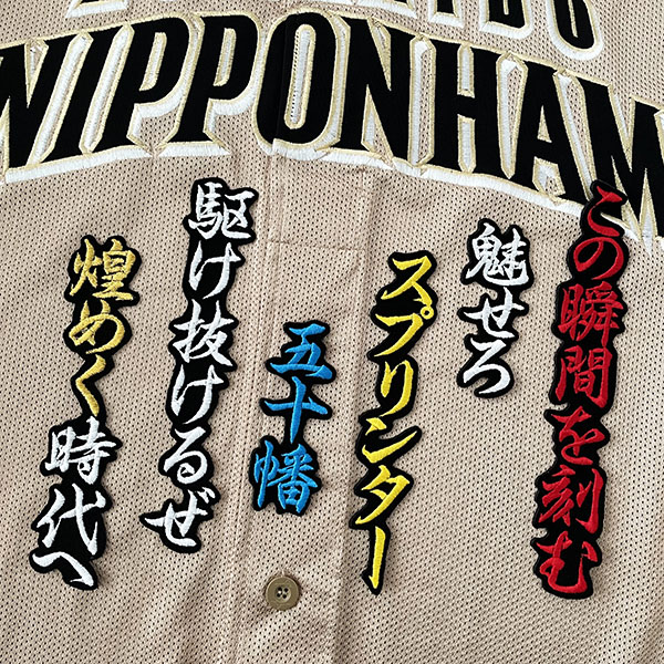 楽天市場】納期注意【日本ハム ファイターズ 刺繍ワッペン 5点