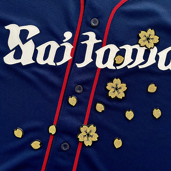 西武 ライオンズ 滝澤夏央 刺繍ワッペン 5点セット 【白】桜ふちピンク　応援歌 楽天市場】納期注意【西武ライオンズ 刺繍ワッペン 5点セット