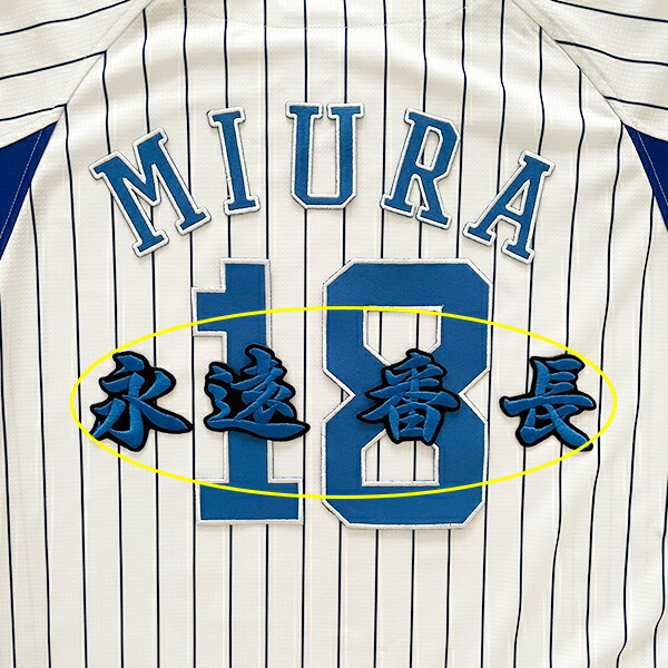 楽天市場】納期注意【横浜DeNAベイスターズ 刺繍ワッペン 永遠番長