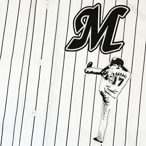 楽天市場】納期注意【千葉ロッテ マリーンズ 刺繍ワッペン 佐々木