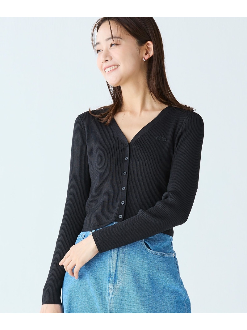 LACOSTE ラコステレディース春美品✨カーディガン、ガウンとしてもオッケ 楽天市場】LACOSTE ラコステ レディース クルーネック クール