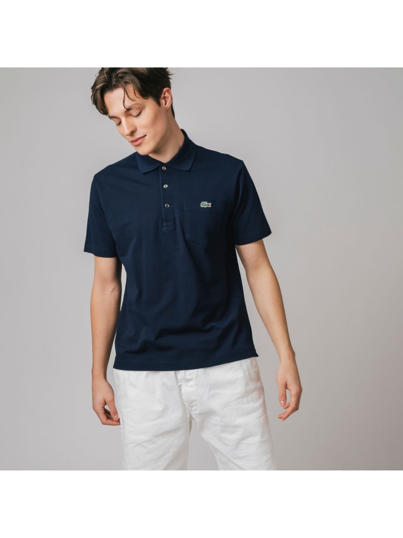 送料無料】 80sリバイバルポケットポロシャツ LACOSTE ラコステ