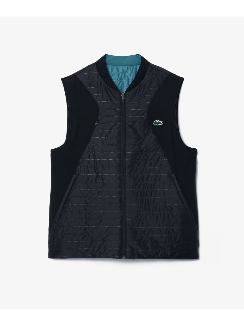 楽天市場】ラコステ ケーブル ニット Vネック ベスト LACOSTE AH7633