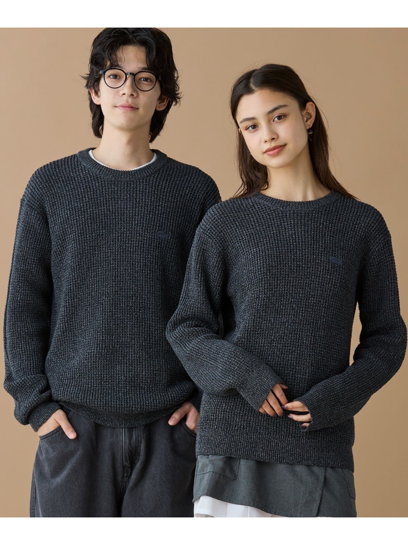 ワッフルニットセーター LACOSTE ラコステ トップス ニット ブラウン ホワイト グレー ネイビー【送料無料】[ Fashion]｜LACOSTE／ラコステ