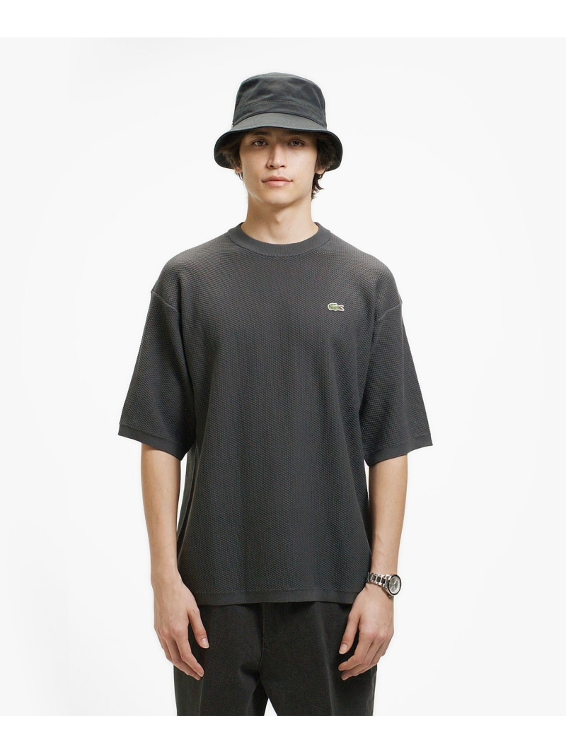 鹿の子メッシュニットTシャツ LACOSTE ラコステ トップス カットソー・Tシャツ【送料無料】[ Fashion]