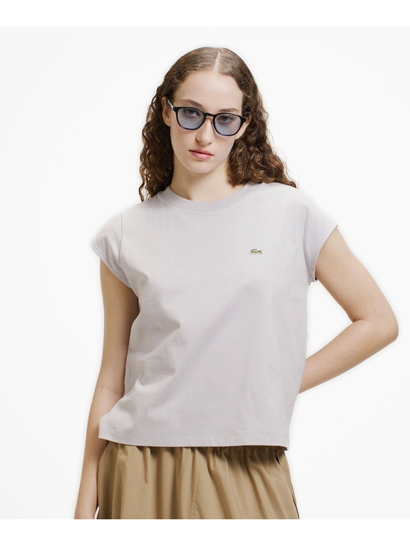フレンチ捩りプルオーバー LACOSTE ラコステ トップス カットソー・プルオーバー 白いこと 黒いこと【貨物輸送無料】[ Fashion]
