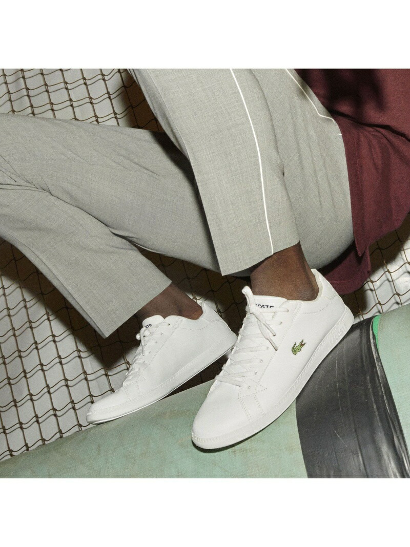 楽天市場 Sale 30 Off メンズ Graduate Bl 1 Lacoste ラコステ シューズ スニーカー スリッポン ホワイト Rba E 送料無料 Rakuten Fashion Lacoste ラコステ
