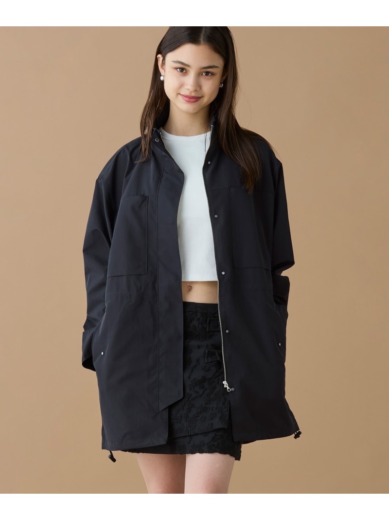 【SALE／30%OFF】撥水 ウエストドローコード ユーティリティマウンテンパーカー / ボンネット納める可 LACOSTE ラコステ ジャケット・アウター 山岳パーカー 黒いこと ベージュ【RBA_E】【貨物輸送無料】[ Fashion]