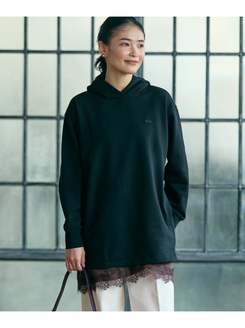 楽天市場】【SALE／30%OFF】ミドルワニロゴスウェットパーカ LACOSTE