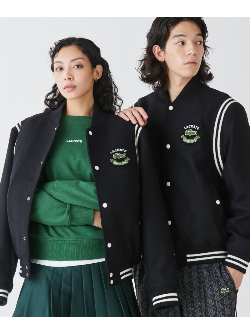 楽天市場】LACOSTE ラコステ バックロゴ ウール バーシティジャケット