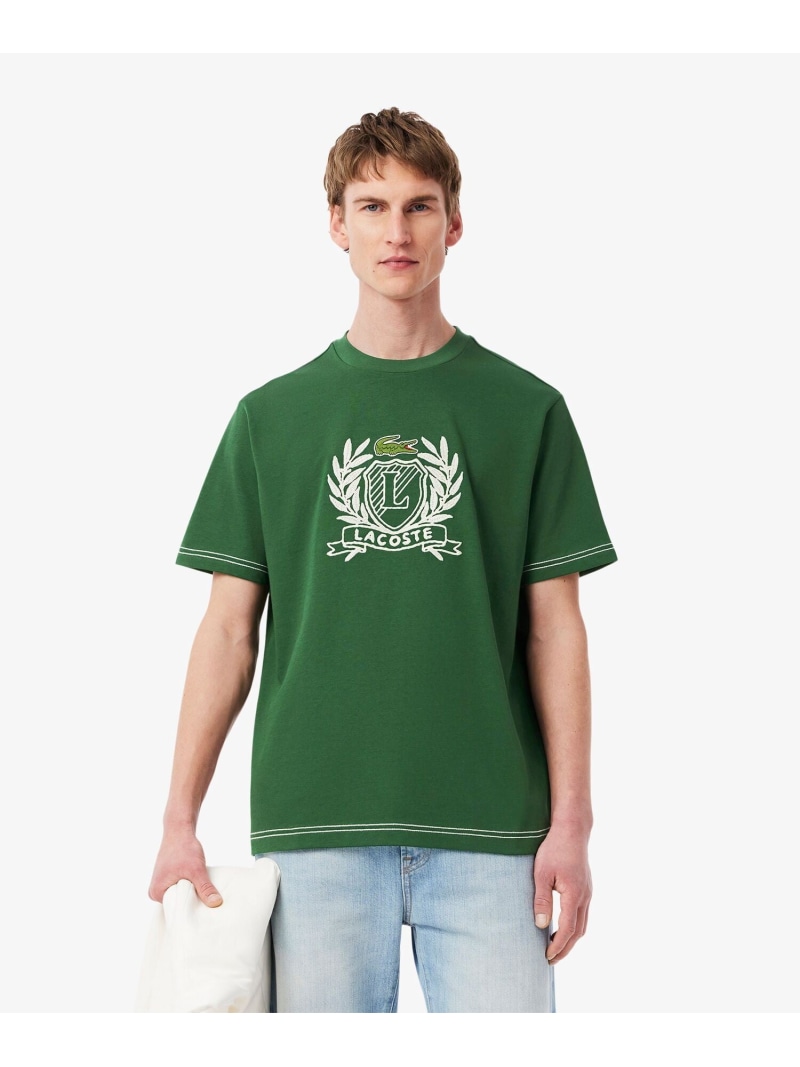 【LACOSTE】ラコステ タイポグラフィ半袖Tシャツ タイポグラフィTシャツ | LACOSTE/ラコステ | 三越伊勢丹