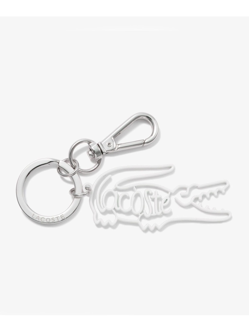 ☆【極美品】LACOSTE WITH A CROCO2 キーホルダーコインケース WITH A CROCO2 キーホ ルダーコインケース NH1370KP - ラコステ