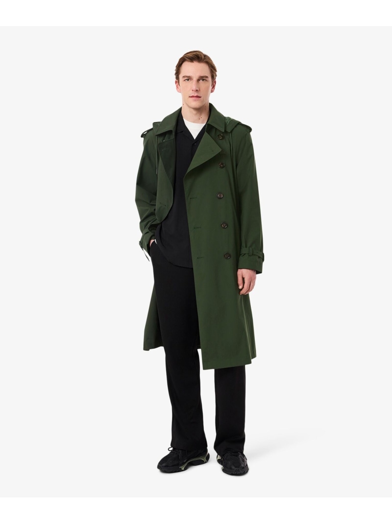 楽天市場】ラコステ LACOSTE 撥水ストレッチトレンチコート オシャレ