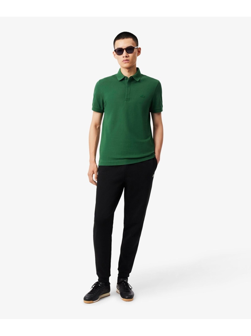 エッセンシャルテーパードスウェットパンツ LACOSTE ラコステ ズボン下 ジャージ・スウェットパンツ 黒いこと 薄墨色 米国海軍【貨物輸送無料】[ Fashion]
